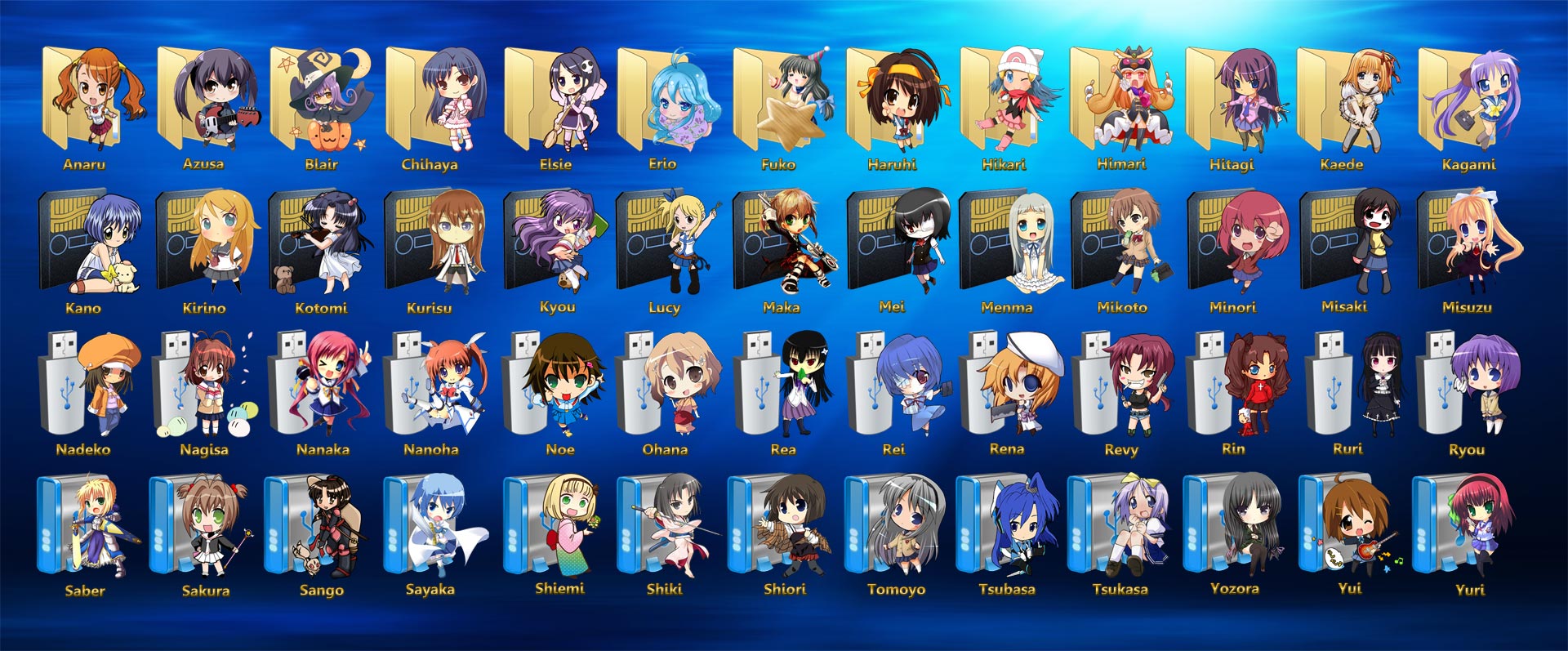 Anime Windows Icons